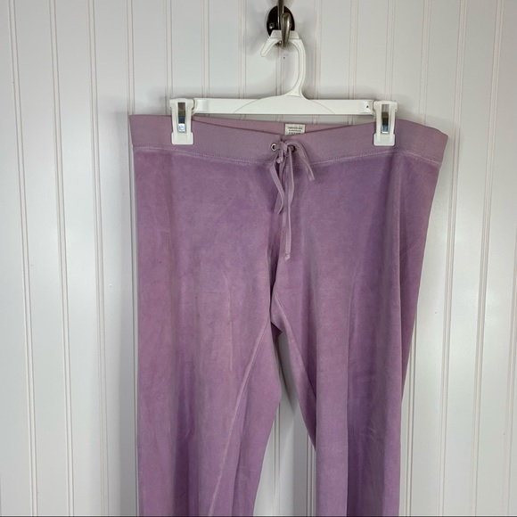 Juicy Couture Purple Velour Pants Size Small - Picture 2 of 7